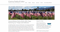 Desktop Screenshot of covinafieldofvalor.org